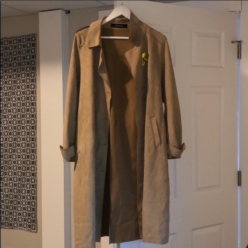 ZARA BASICS LONG DRESS COAT